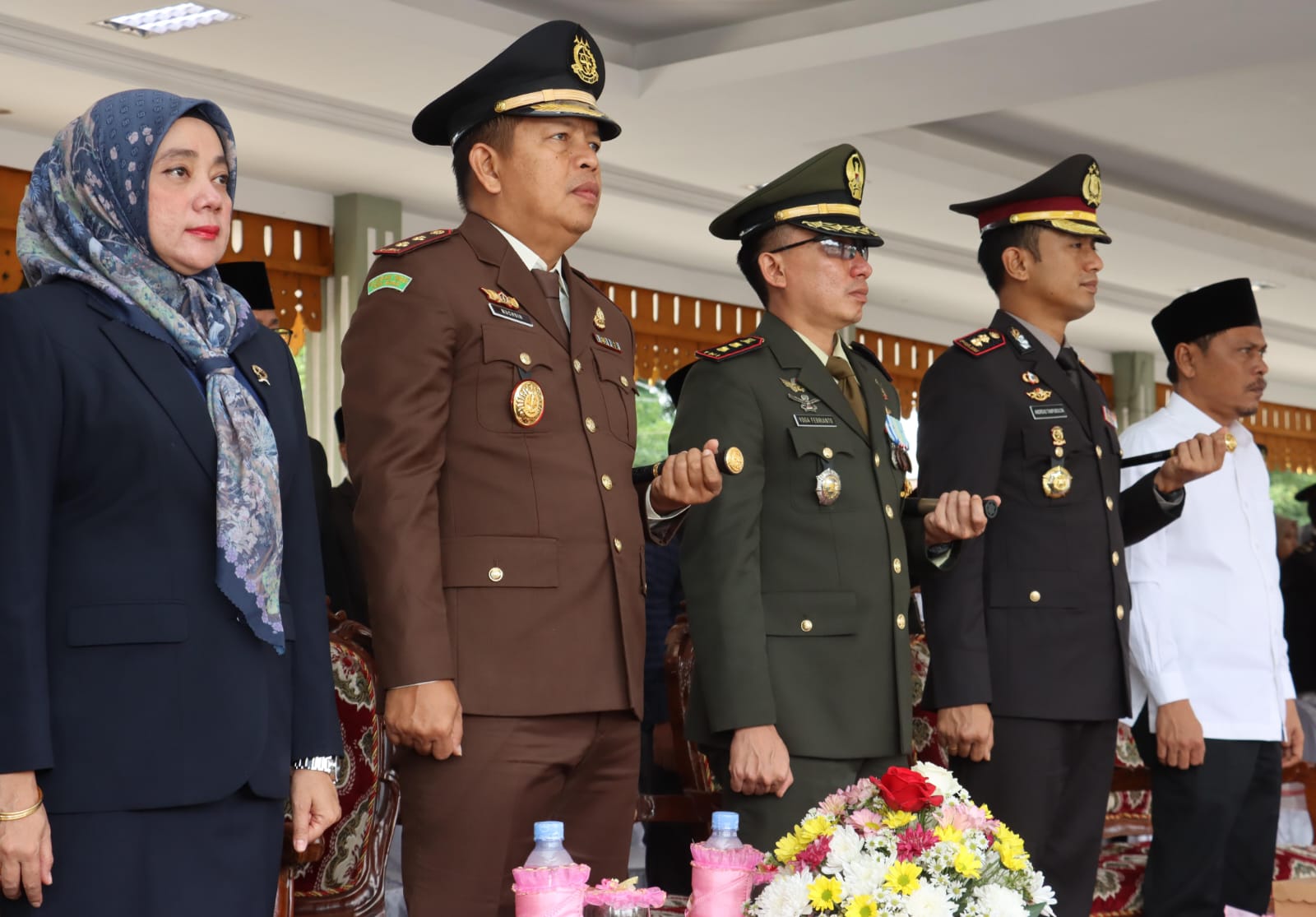 Kapolres Tebing Tinggi Hadiri Upacara Peringatan Hari Pahlawan Ke 78 Tahun 2023