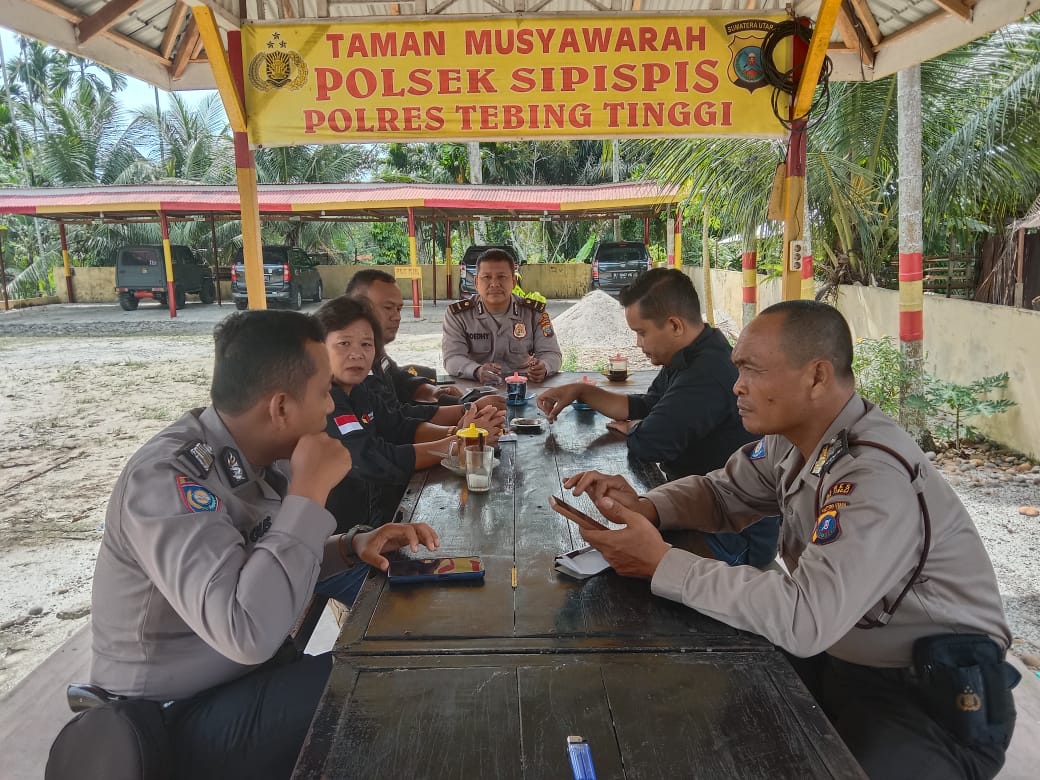 Polsek Sipispis Jalin Sinergitas Dengan Panwaslu Kecamatan 