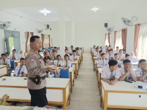 Sat Binmas Polres Tebing Tinggi Sosialisasi Terhadap Pemilih Pemula