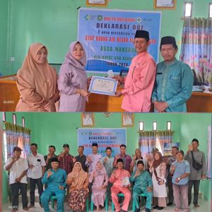 Pemdes Makeruh Laksanakan Deklarasi Stop Buang Air Besar Sembarangan TA 2023