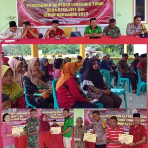 Pemdes Pangkalan Pinang Kec. Rupat Kab. Bengkalis Salurkan BLT-DD Tahap 4 TA 2023 Akhir Tahun Kepada 41 KPM