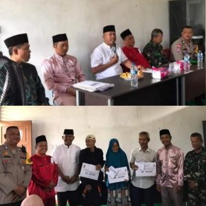 Pemdes Sri Tanjung Salurkan BLT-DD Tahap 4 Kepada 29 KPM Turut Hadir Camat Rupat