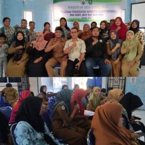 Pemdes Darul Aman Adakan Pelatihan Tingkatkan Kapasitas Kader Posyandu TA 2023