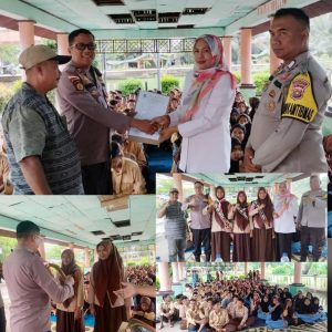 SMPN-5 Rupat Dan Polsek Rupat Sepakat Tandatangani MOU Cegah Kenakalan Remaja,Siswa/i Guna Generasi Terbaik