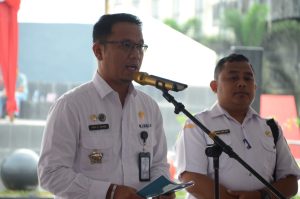 Plt. Sekdako Padangsidimpuan Roni Gunawan hadiri simulasi pemilu