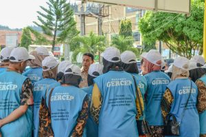 Pemerintah Kota Padangsidimpuan Lepas Relawan Komunikasi Gerakan Amal Cepat (GERCEP) menuju Samosir
