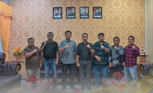 kunjungan ke kantor Forum Kordinasi Pimpinan Daerah (forkopimda) Kota Padangsidimpuan