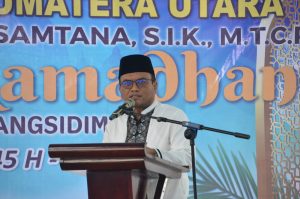 Pj. Wali Kota Padangsidimpuan hadiri buka bersama Polda