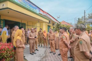 Pj. Wali Kota Padangsidimpuan Sidak di Hari Pertama Kerja Usai Libur Idul Fitri 1445 H