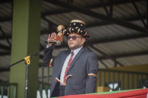 Pj Wali Kota Letnan Dalimunthe Irup Hardiknas 2024 di Padangsidimpuan