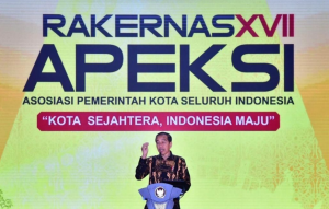 Buka Rakernas Apeksi XVII, Presiden Tekankan Pentingnya Persiapan Menuju Kota Masa Depan