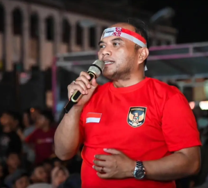 Kadis Kominfo Padangsidimpuan  Dampingi Pj. Walikota Saat Launching WiFi Gratis di Sela Nobar Semi Final AFC u23