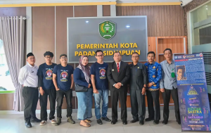 Pj. Wali Kota Terima Audiensi Panitia Festival Sastra Sanusi Pane