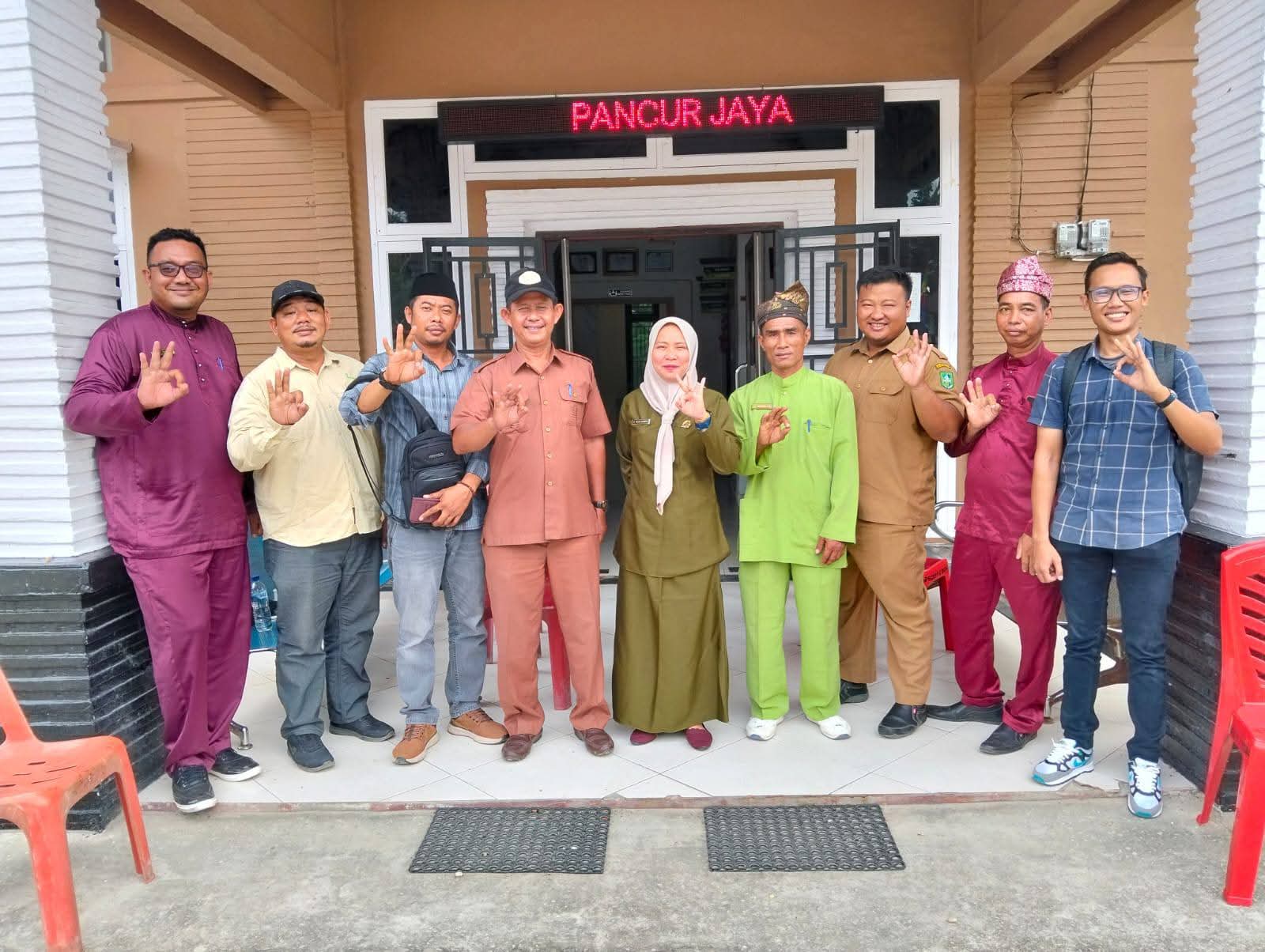 PEMDES PANCUR JAYA SAMBUT KUNJUNGAN TIM MONEV KEC.RUPAT APBDES TA 2024-2025